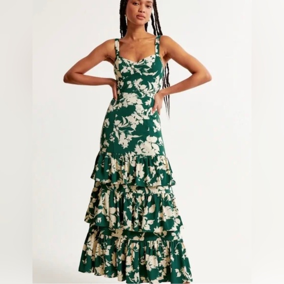 Abercrombie Ruffle Tiered Maxi Dress - Picture 3 of 4